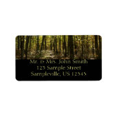 Étiquette Sentier des Appalaches en octobre à Shenandoah (Devant)