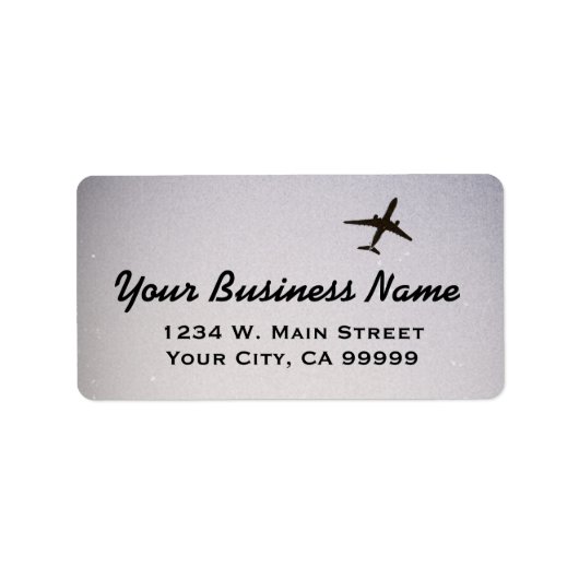 Étiquette S'envoler | Avion haute altitude (Devant)