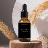 Étiquette sériel minimaliste