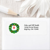 Étiquette Serment de coeur de Noël (En situation)