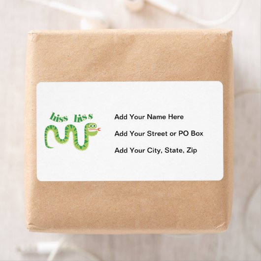 Étiquette Serpent de sifflement de sifflement (En situation)