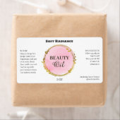 Étiquette sérum moderne (En situation)