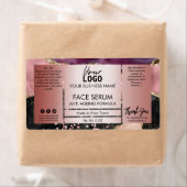 Étiquette Sérum rose Or Agate Cheveux Et Face Huile (En situation)