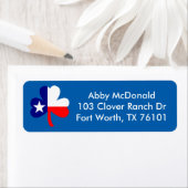 Étiquette Shamrock du Texas (En situation)