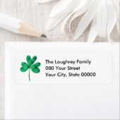 Étiquette Shamrock prêt (En situation)