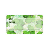 Étiquette Shamrock vert St Patrick iPhone 5 Coque-Mate (Devant)