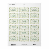 Étiquette Shamrocks dans la fosse (Feuille entière)