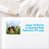 Étiquette Sheldon the Sheltie (En situation)