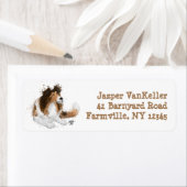 Étiquette Sheldon the Sheltie (En situation)