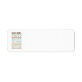 Étiquette Shema return address labels (Devant)