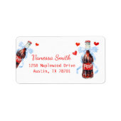 Étiquette She's Ready to Pop Return Address (Devant)