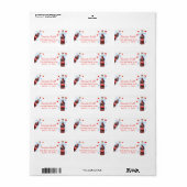 Étiquette She's Ready to Pop Return Address (Feuille entière)