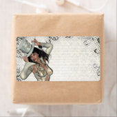 Étiquette Shogirl en argent (En situation)