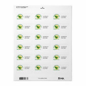 Étiquette Si vous êtes heureux et que vous le savez (Feuille entière)