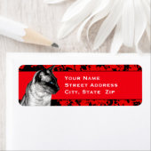 Étiquette Siamese au crayon (En situation)