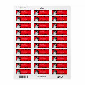 Étiquette Siamese au crayon (Feuille entière)