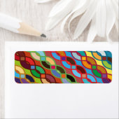 Étiquette Siamless Geometric (En situation)