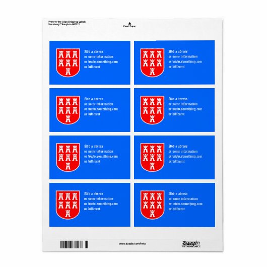 Étiquette Siebenbürgen (Feuille entière)