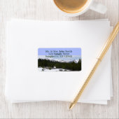 Étiquette Sierra Nevada Montagnes et neige à Yosemite (En situation)