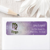 Étiquette Signe astrologique Virgo Zodiac couleur Pick (En situation)