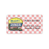 Étiquette Signe de dîner Créez votre propre personnalisation (Devant)