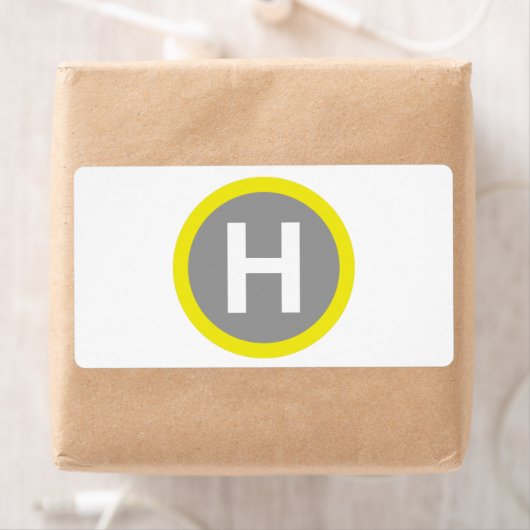 Étiquette SIGNE Helipad (En situation)