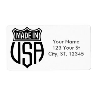 Étiquette Signet Fabriqué aux États-Unis Thunder_Cove