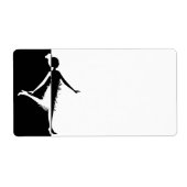 Étiquette Silhouette (Devant)