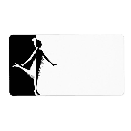 Étiquette Silhouette (Devant)