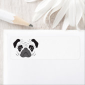 Étiquette Silhouette carlin (En situation)