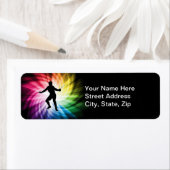 Étiquette Silhouette de clôture; spectre (En situation)