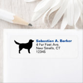 Étiquette Silhouette de l'appareil de récupération de canard (En situation)