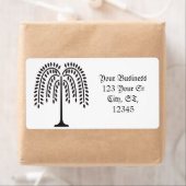 Étiquette Silhouette de Willow en pleurs Thunder_Cove (En situation)