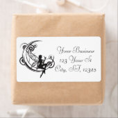 Étiquette Silhouette Fée Lune Thunder_Cove (En situation)