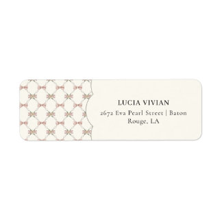 Étiquette Silly Goose Preppy Bow Baby Shower