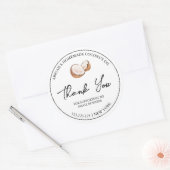 Étiquette simple à base d'huile de coco maison (Enveloppe)