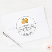 Étiquette simple à base d'orange (Enveloppe)
