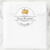 Étiquette simple à base d'orange (Sac)