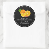 Étiquette simple à base d'orange (Sac)
