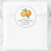 Étiquette simple à base d'orange (Sac)