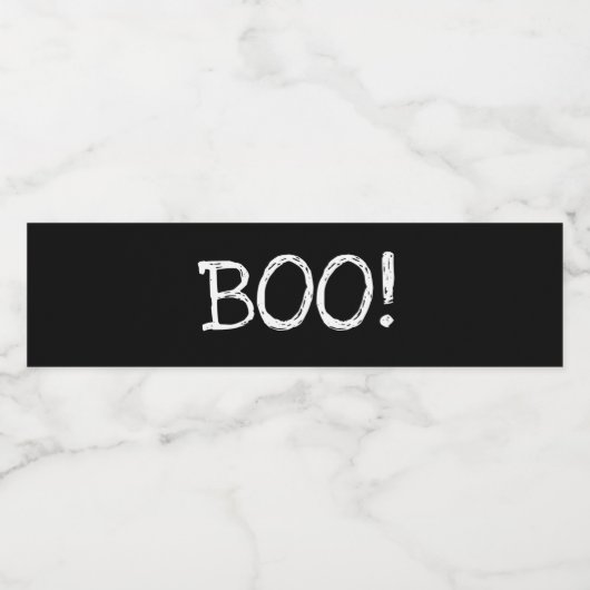 Étiquette simple à biberon noir (Étiquettes simples)