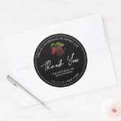Étiquette simple à confiture de Merci de frais (Enveloppe)