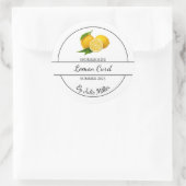 Étiquette simple à courge de citron fait maison (Sac)