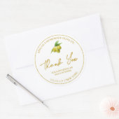 Étiquette simple à huile d'olive maison (Enveloppe)