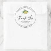 Étiquette simple à huile d'olive maison (Sac)
