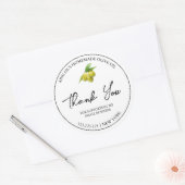 Étiquette simple à huile d'olive maison (Enveloppe)