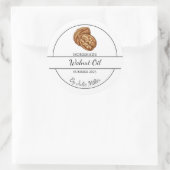 Étiquette simple à l'huile de noix fait maison (Sac)