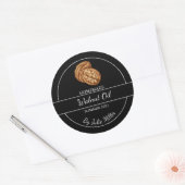 Étiquette simple à l'huile de noix fait maison | N (Enveloppe)