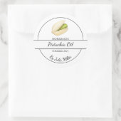 Étiquette simple à l'huile de pistache maison (Sac)