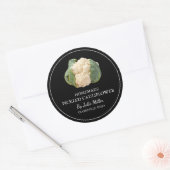 Étiquette simple au chou-fleur cueilli maison (Enveloppe)